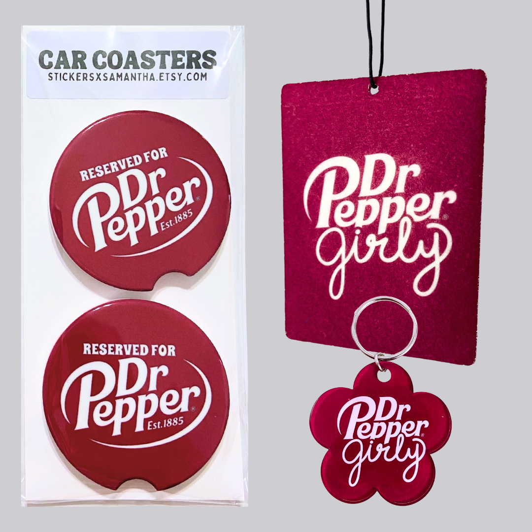 Dr. Soda Girly Car Accessory Bundle