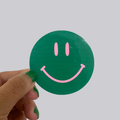Smiley Green Sticker / Magnet