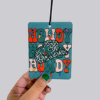 Howdy Howdy Hanging Car Air Freshener