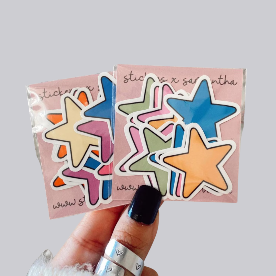 Stars Mini Sticker / Magnet Pack