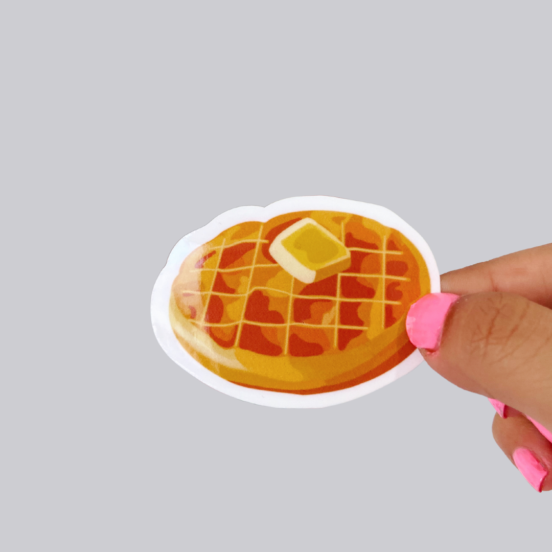 Waffle Sticker / Magnet