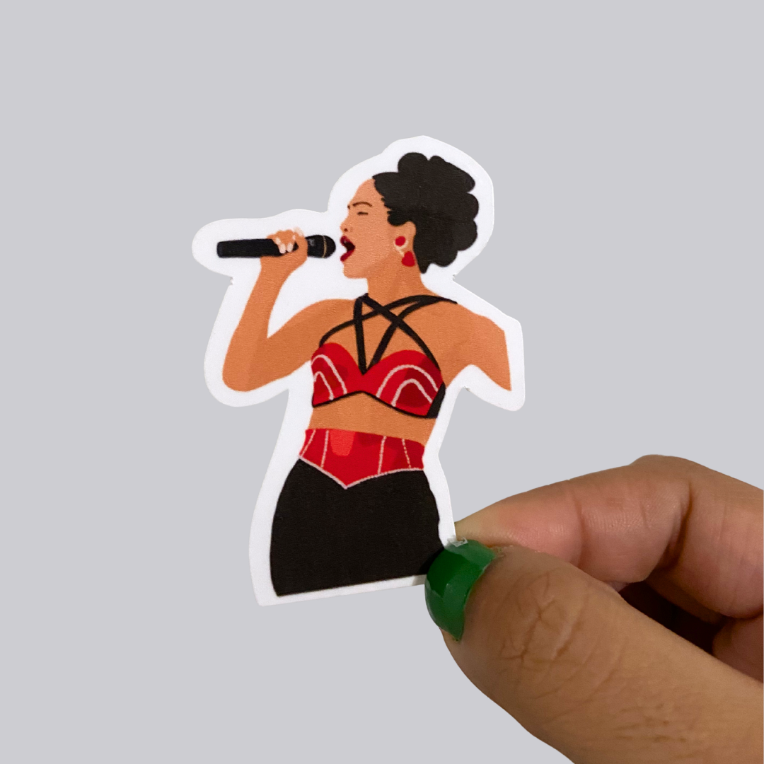 Selena Red Sticker / Magnet