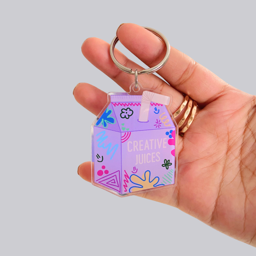 Creative Juices Juice Box Keychain