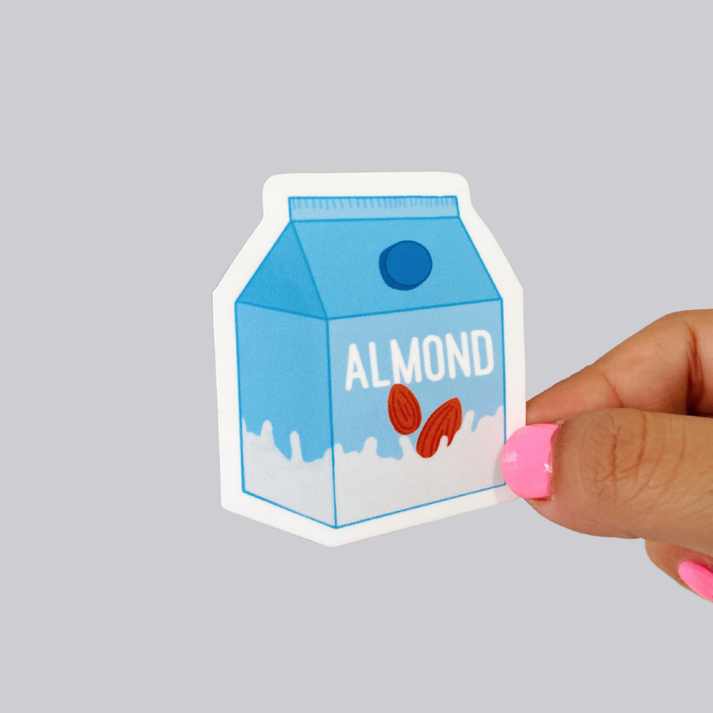 Almond Milk Sticker / Magnet