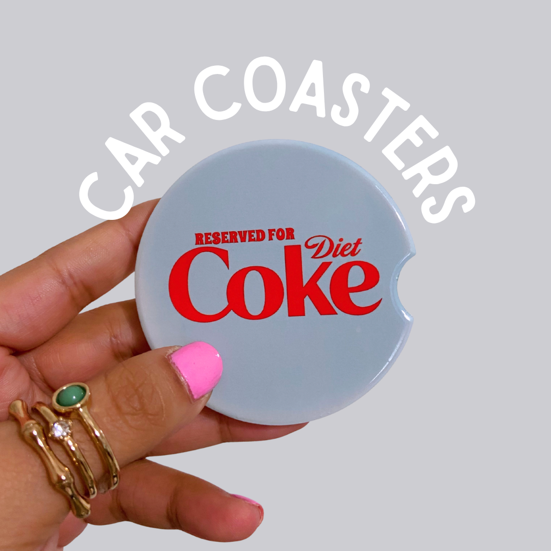 Reserved forDiet Soda Ceramic Car Coasters