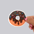 Chocolate Sprinkle Donut Sticker / Magnet