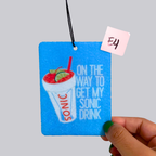 Hit Girls Hanging Car Air Freshener