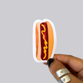 Hot Dog Waterproof Sticker / Magnet