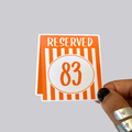 Whata Table Tent Waterproof Sticker / Magnet