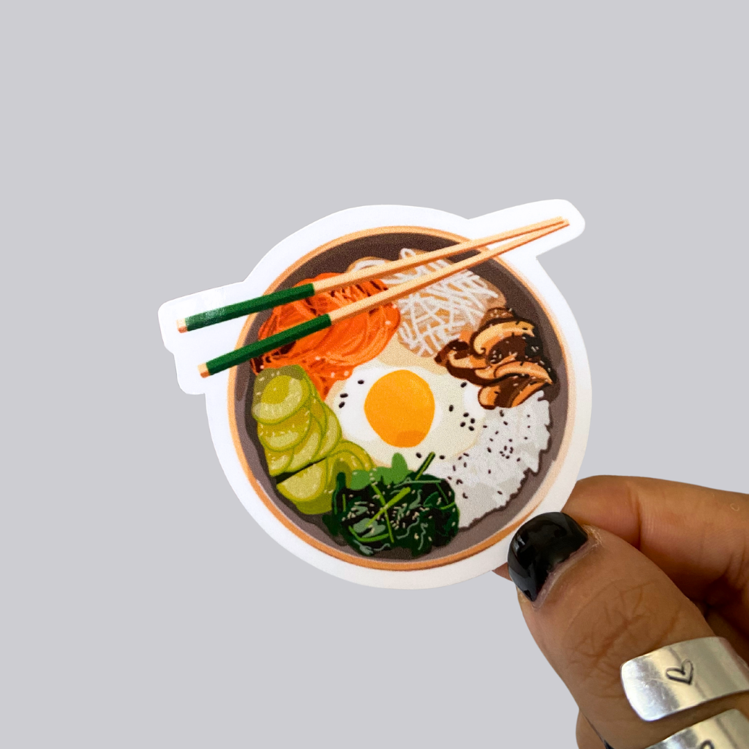 Pho Ramen Bowl Waterproof Sticker / Magnet