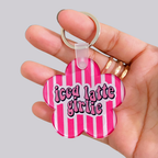 Iced Latte Girlie Acrylic Keychain