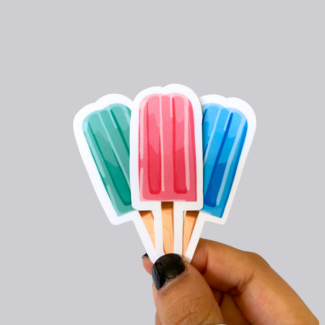 Popsicle Waterproof Sticker / Magnet