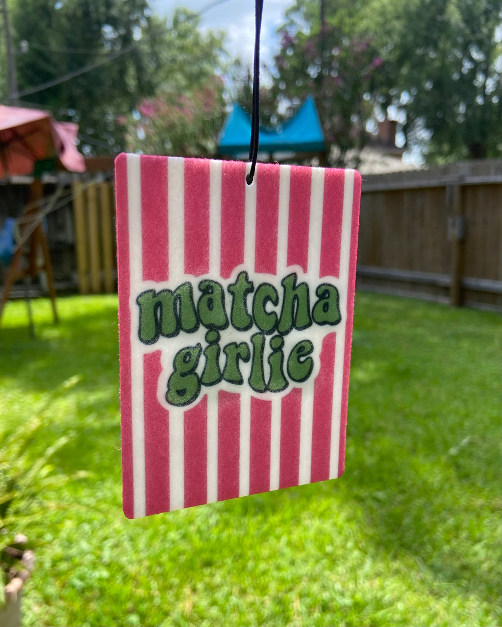 Matcha Girlie Car Accessory Bundle  | Keychain, Car Coaster Set and Air Freshener Fragrance (Copy)