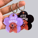 Stay Golden Acrylic Keychain