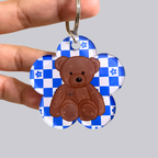 Teddy Bear Acrylic Keychain