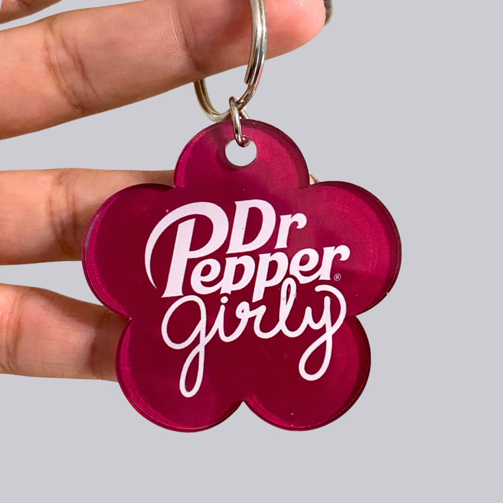 Soda Girly Acrylic Keychain
