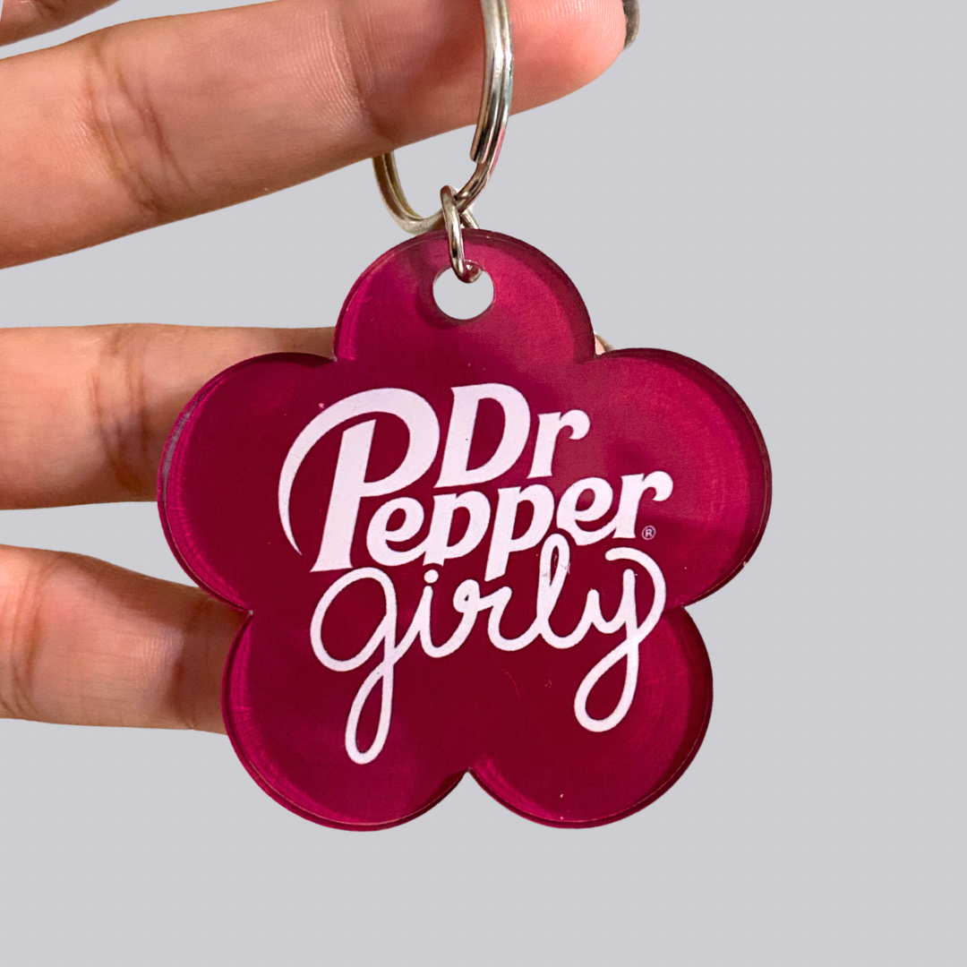 Soda Girly Acrylic Keychain