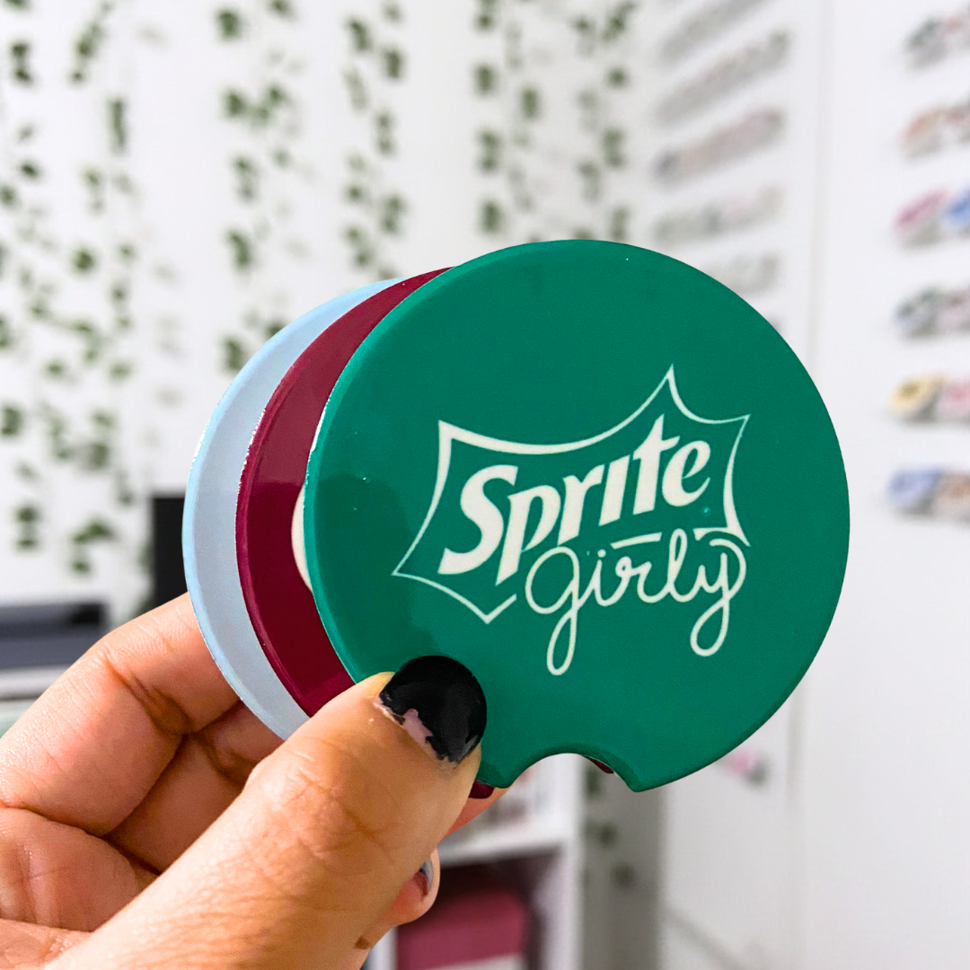Soda Girly Ceramic Car Coasters