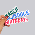 Custom Title Calendar Magnets