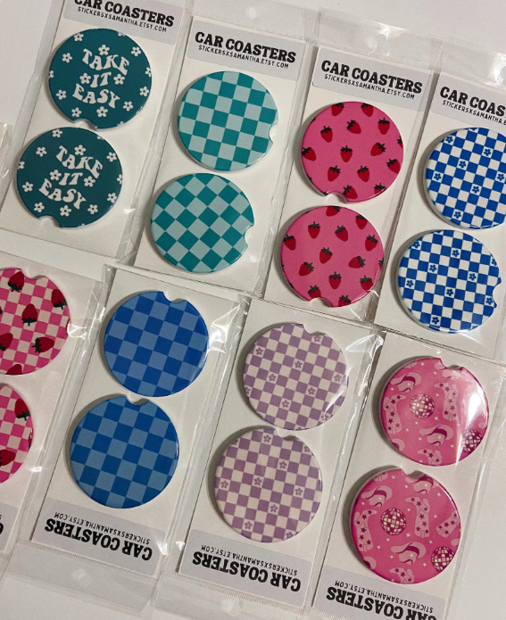 Made For More Ceramic Car Coasters