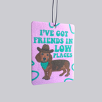 Friends in Low Places Dachshund Car Air Freshener