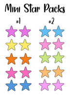 Stars Mini Sticker / Magnet Pack