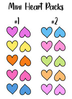Hearts Mini Sticker / Magnet Pack