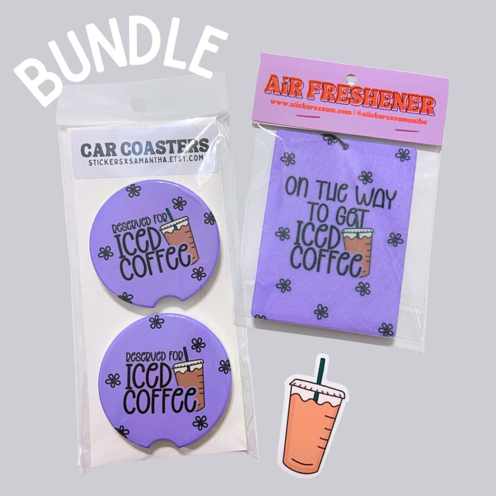 On the Way to Get Iced Coffee Bundle