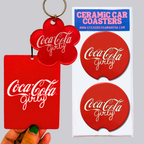 Cola Soda Girly Car Accessory Bundle