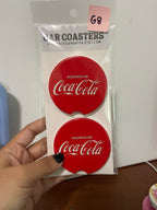 Ceramic Car Coaster Set