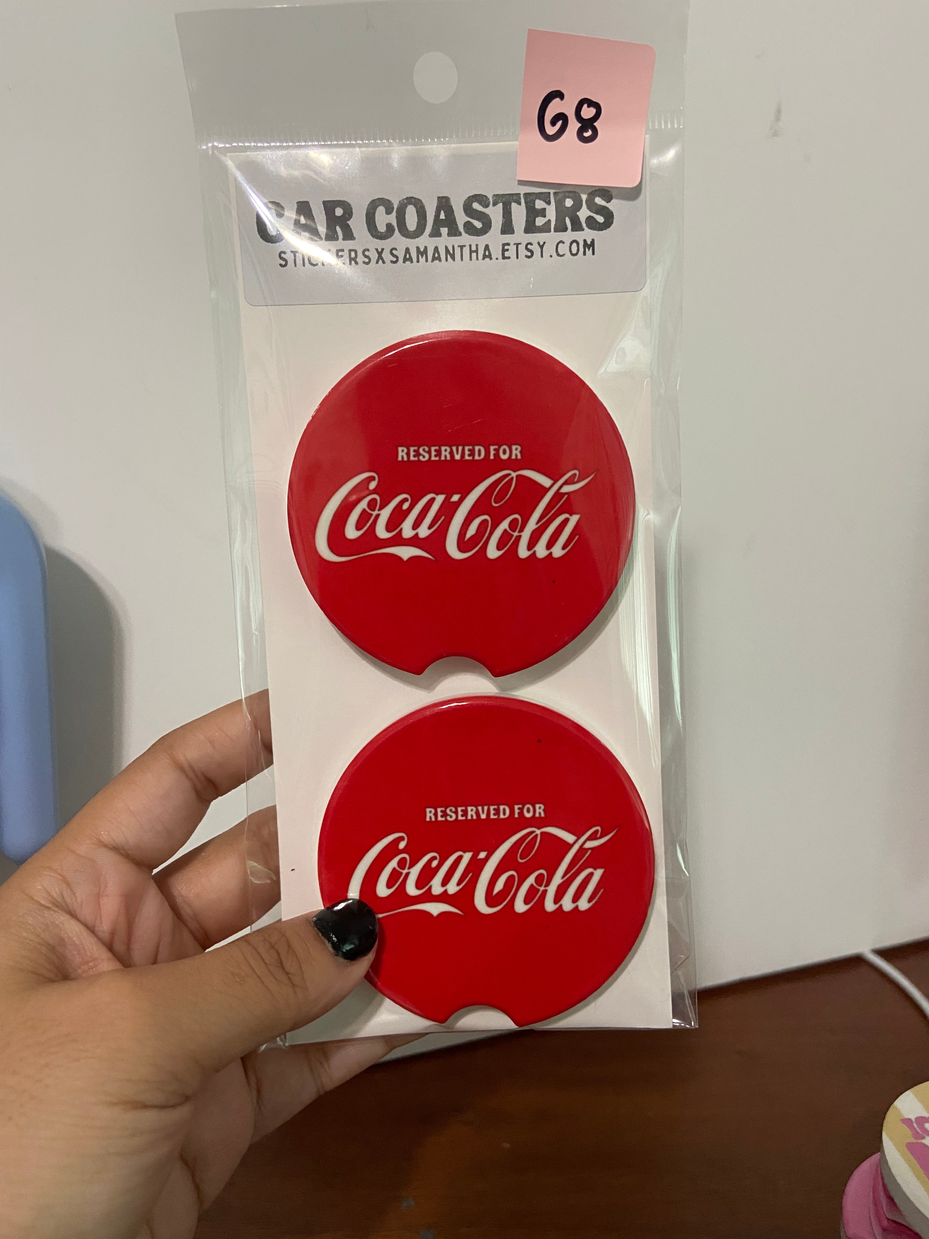 Ceramic Car Coaster Set