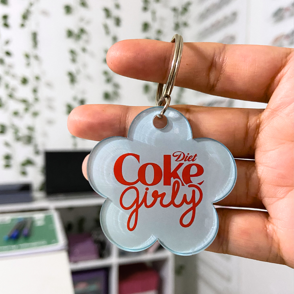 Diet Soda Car Accessory Bundle  | Keychain, Car Coaster Set and Air Freshener Fragrance