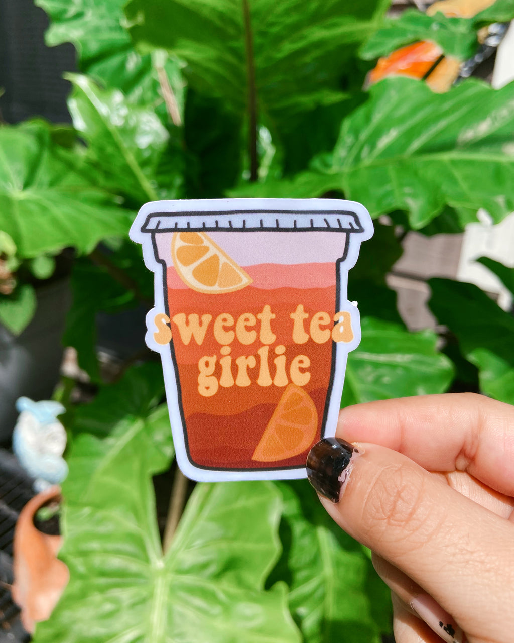 Sweet Tea Girlie Sticker / Magnet