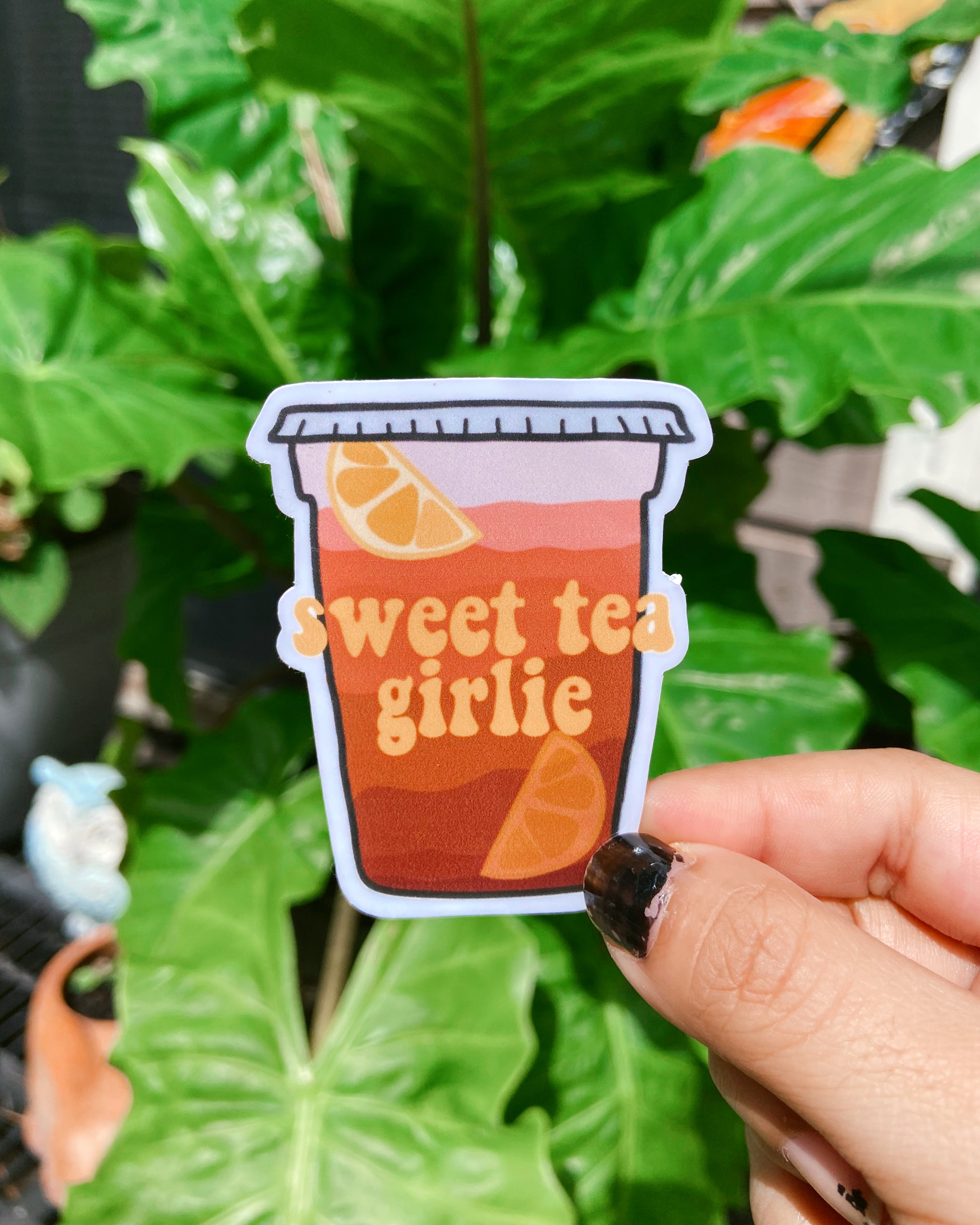 Sweet Tea Girlie Sticker / Magnet