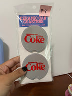 Ceramic Car Coaster Set