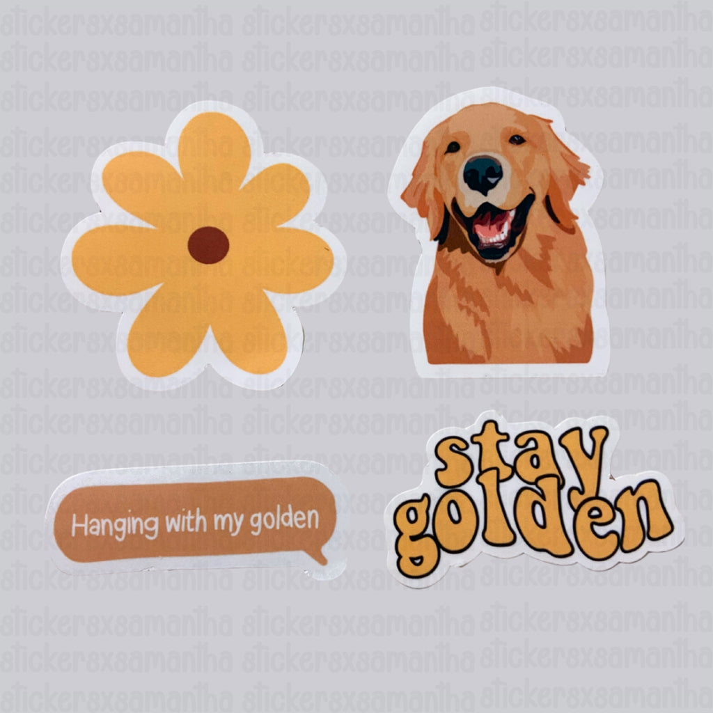 Stay Golden Sticker Pack / Magnet