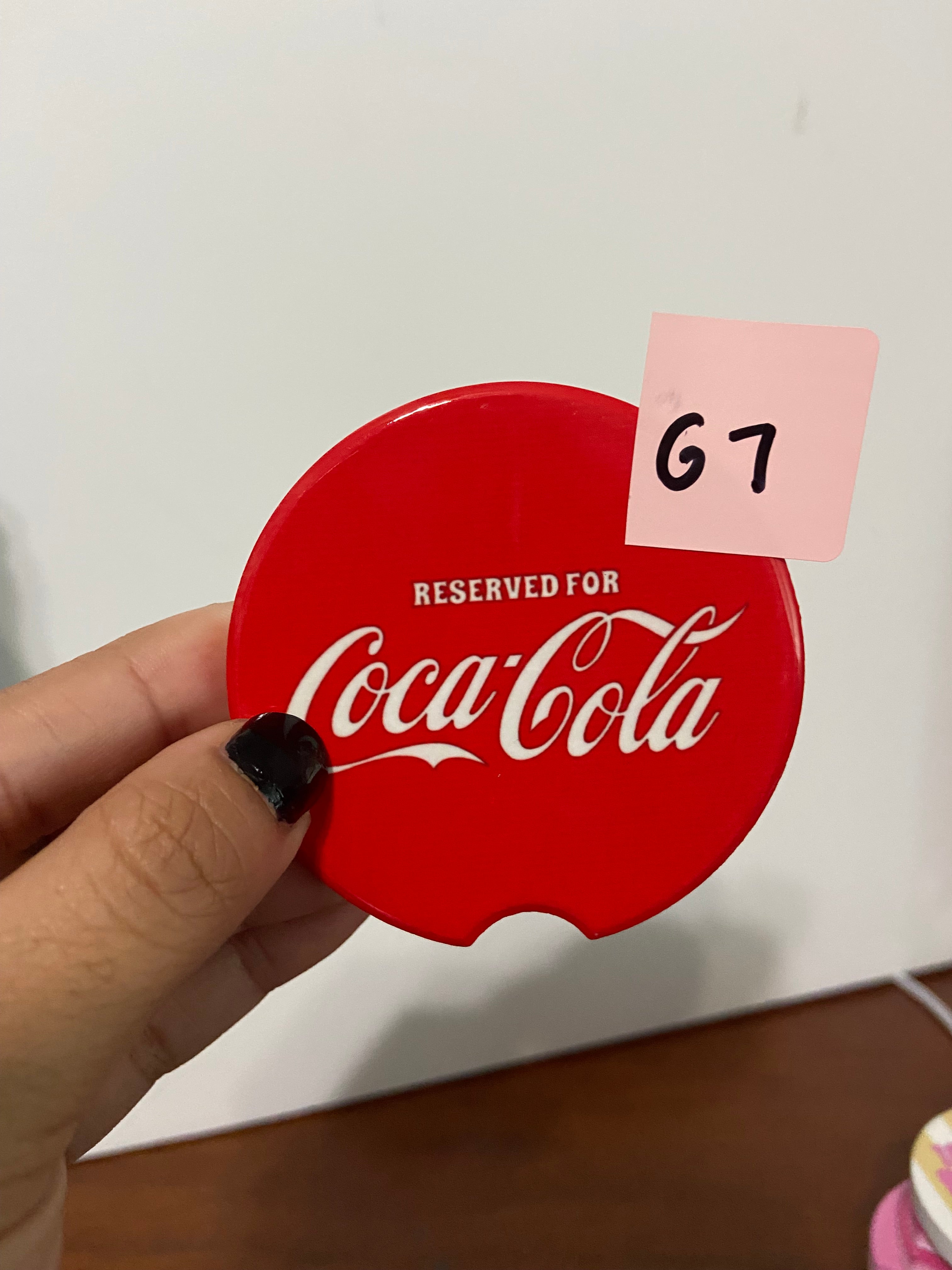 Soda Ceramic Car Coaster