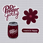 Dr Pepper Sticker Pack / Magnet