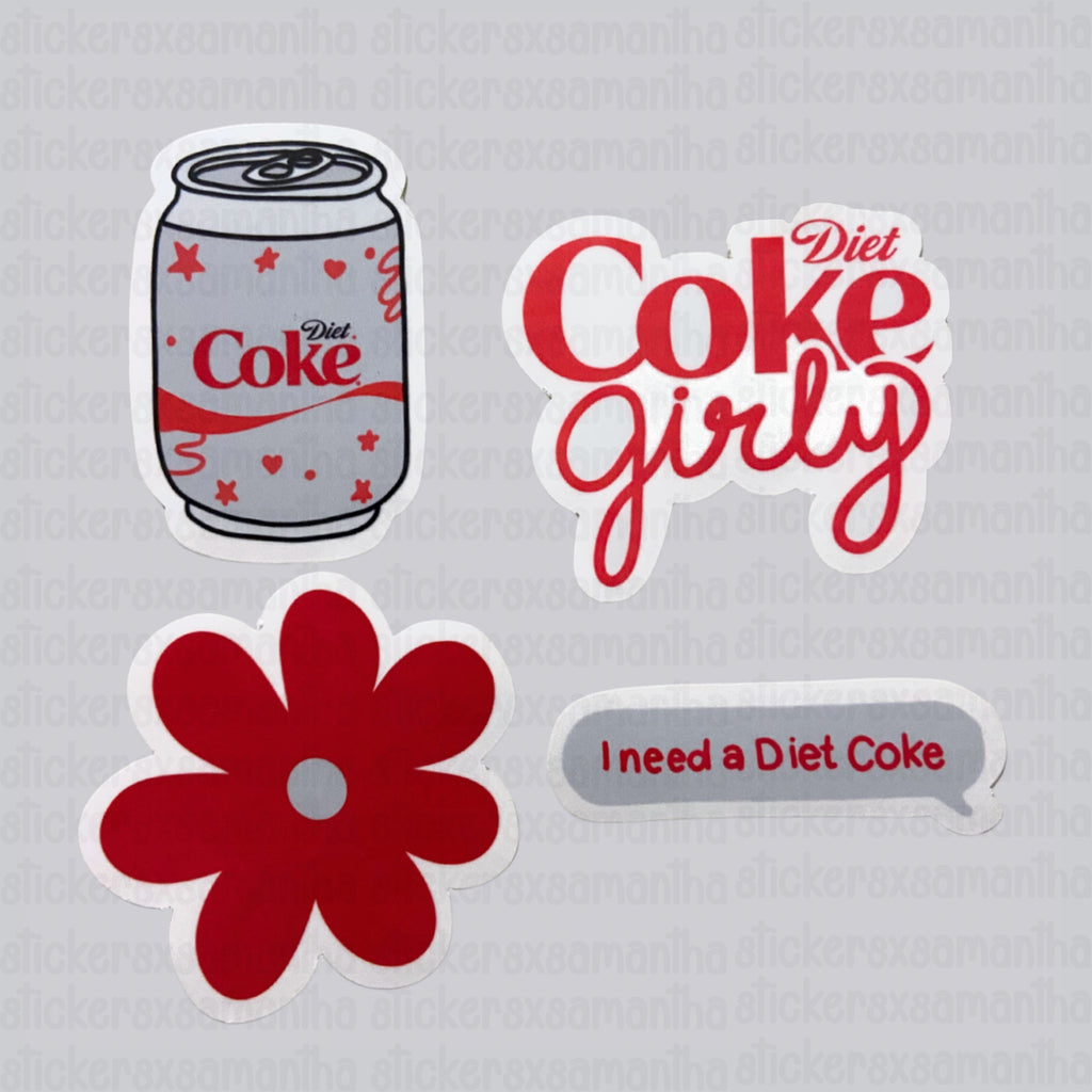 Diet Coke Sticker Pack / Magnet