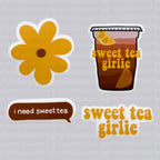 Sweet Tea Sticker Pack / Magnet