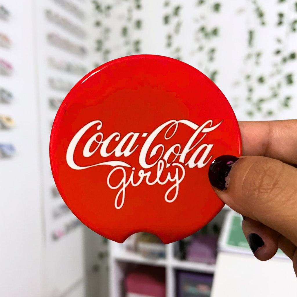 Cola Soda Girly Car Accessory Bundle