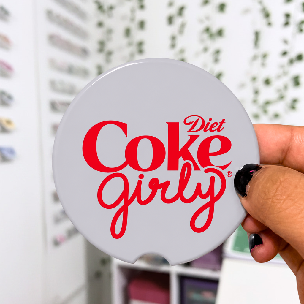 Soda Girly Ceramic Car Coasters