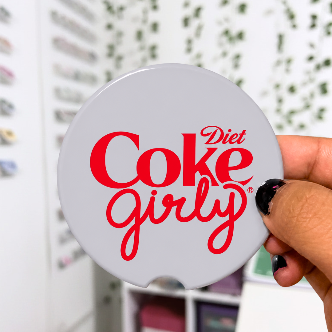 Soda Girly Ceramic Car Coasters