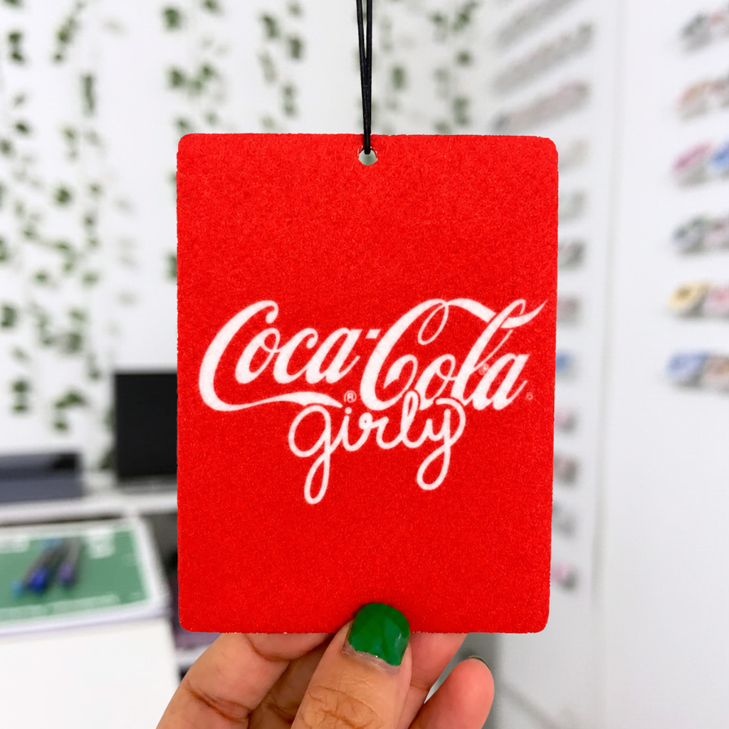 Cola Soda Girly Car Accessory Bundle