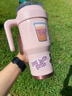 Iced Coffee Girlie Sticker Pack / Magnet