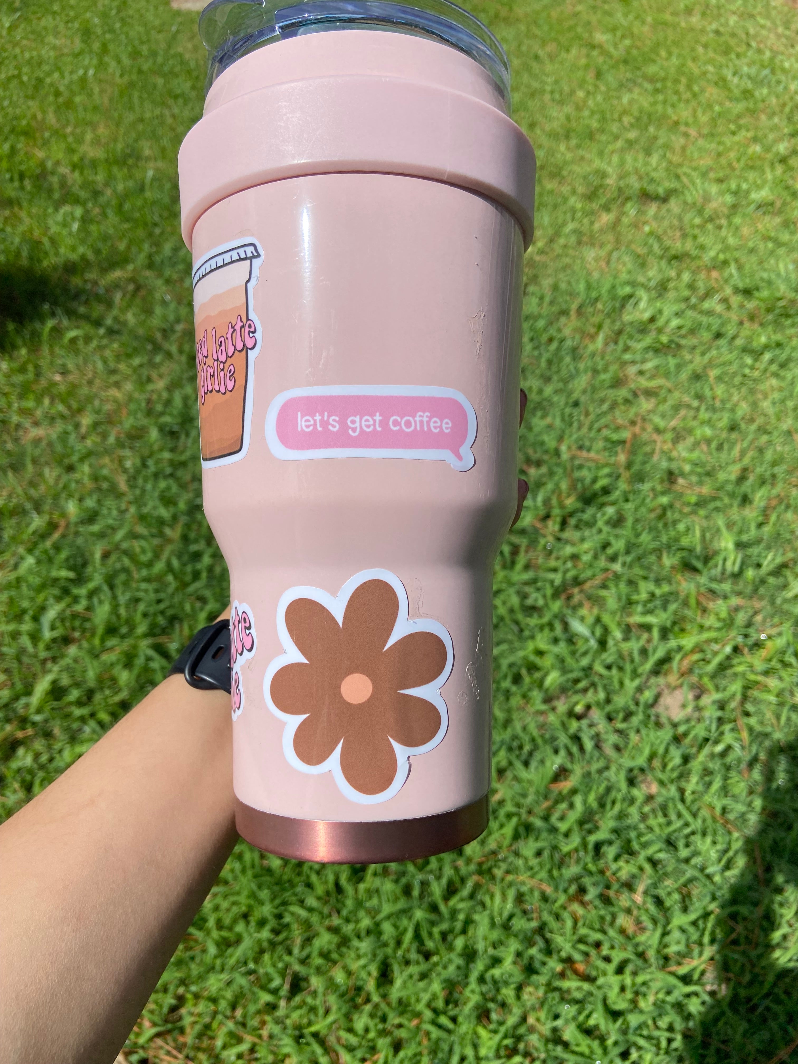 Iced Coffee Girlie Sticker Pack / Magnet