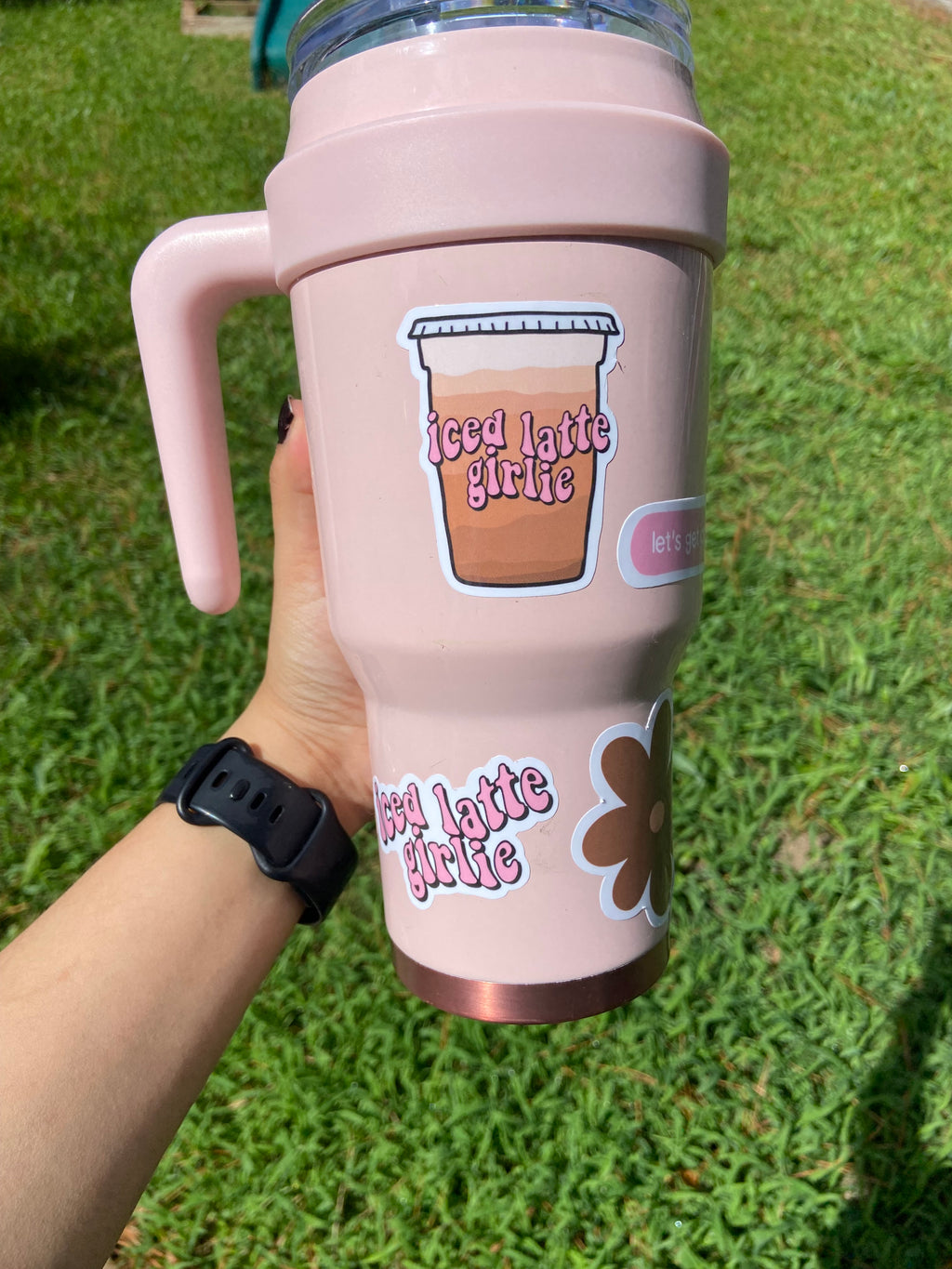 Iced Coffee Girlie Sticker Pack / Magnet