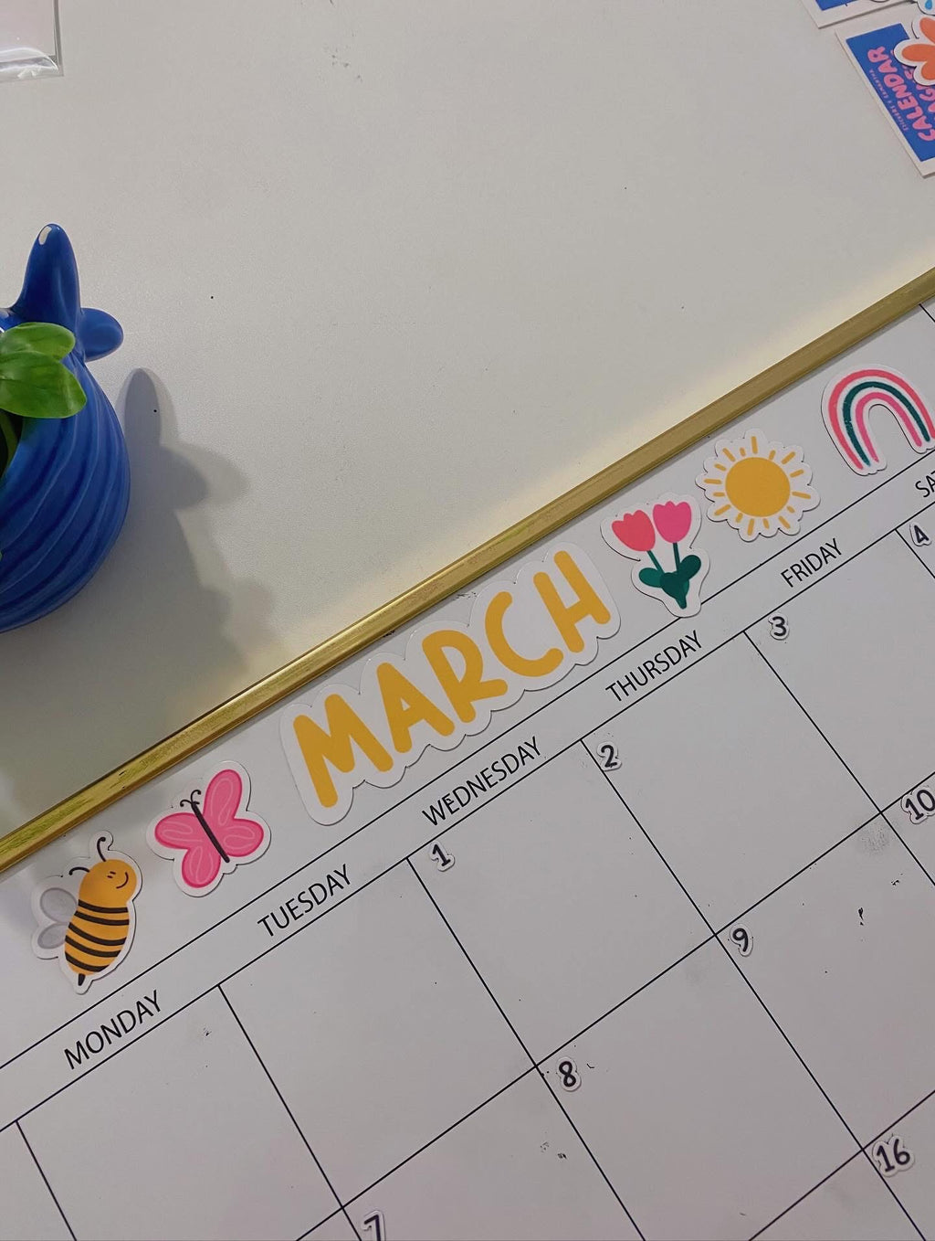 March St. Patricks Day Calendar Magnets